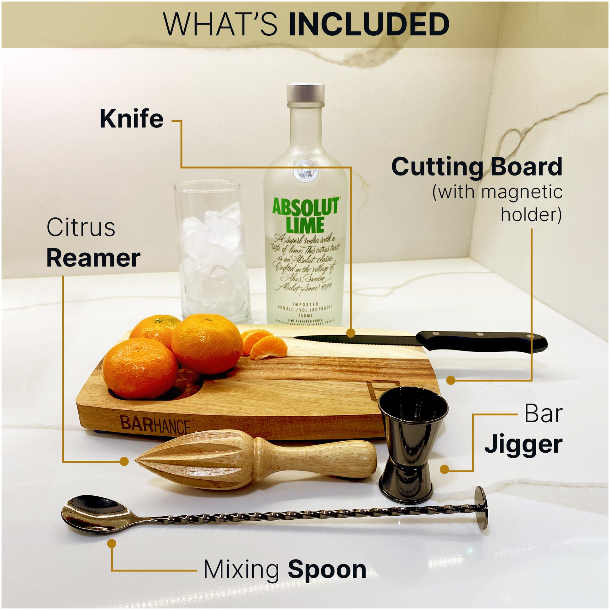 Kit Valigetta barman bar tender accessori cocktail bar tool